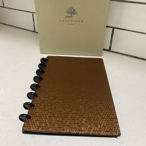 Levenger Circa Honeycomb Sliver Notebook in Copper - Junior size